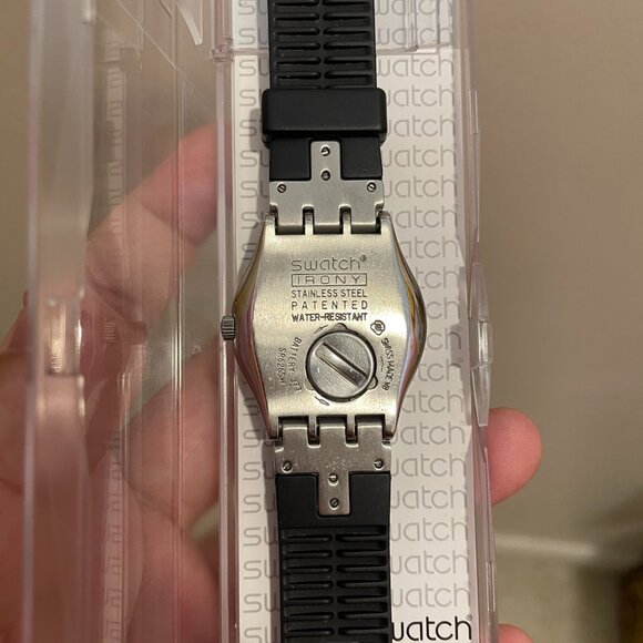 2008 Swatch • Irony Medium *YLS430C FANCY ME BLACK* • Gorgeous! - Picture 4 of 6